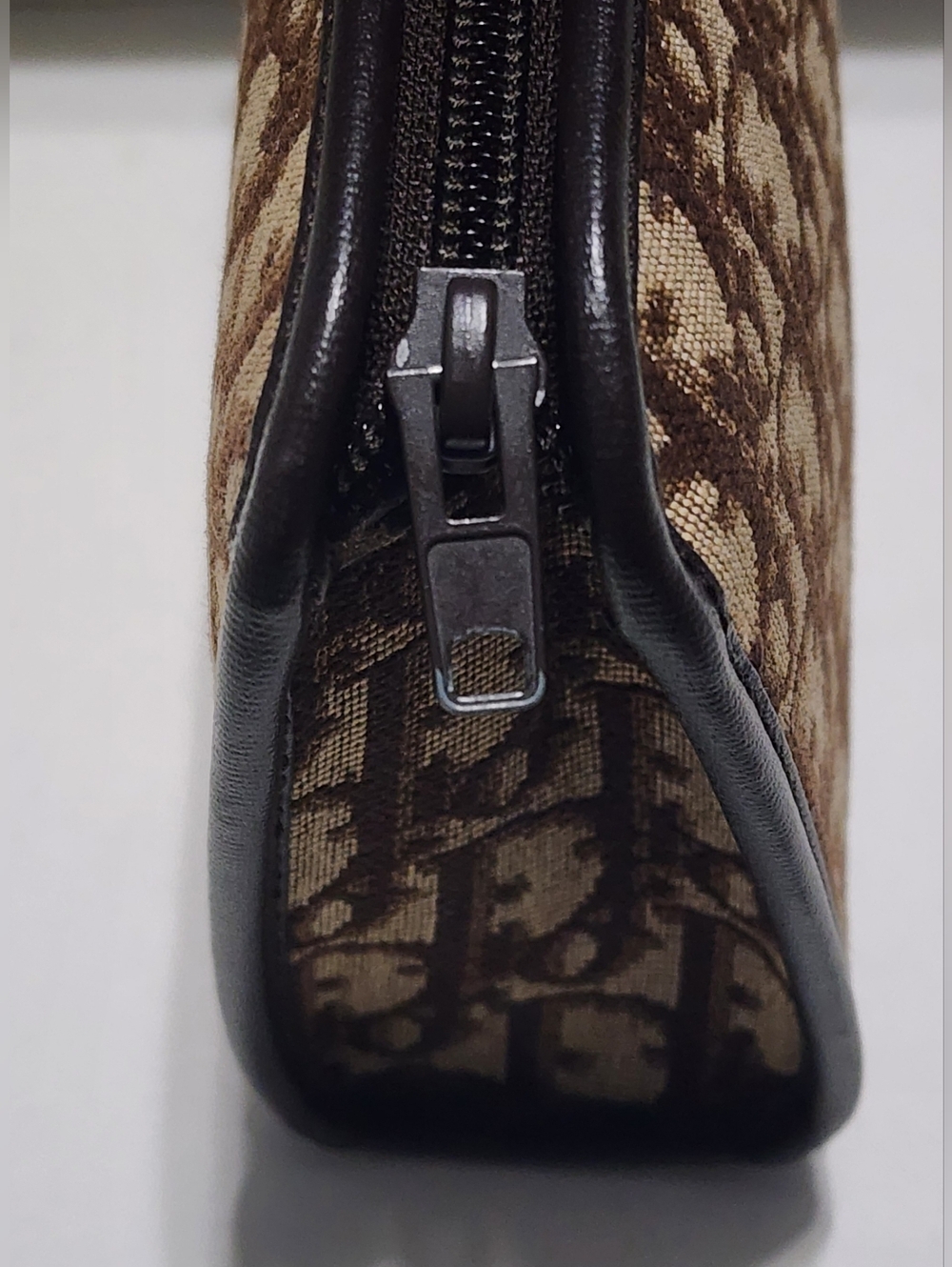 Vintage Christian Dior Diorissimo Monogram Canvas Clutch Cosmetic Mini Bag - Picture 10 of 10